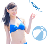 水着の女性